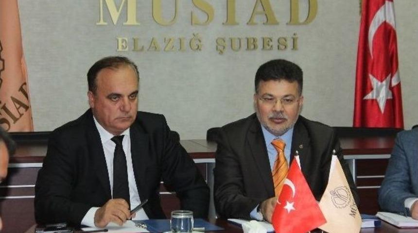 Elazığ Emniyet M&uuml;d&uuml;r&uuml; İşlek, M&uuml;siad'ın Konuğu Oldu