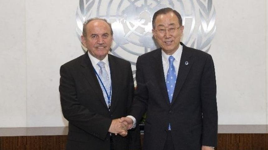 Topbaş, Bm Genel Sekreteri Moon İle G&ouml;r&uuml;şt&uuml;