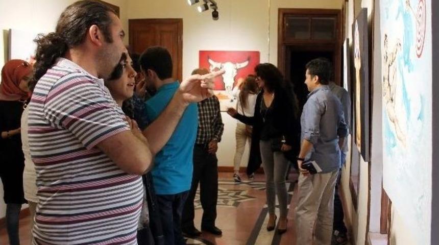 Ga&uuml;n &Ouml;ğretim G&ouml;revlisi Coşkun&rsquo;un İlk Kişisel Resim Sergisi A&ccedil;ıldı