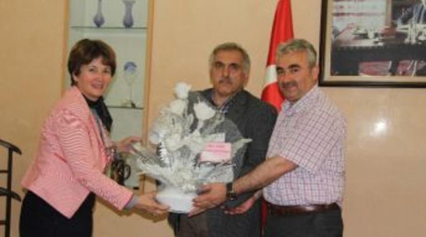 Sgk İl M&uuml;d&uuml;r&uuml; Canbasoğlu&rsquo;ndan, Başkan İnci&rsquo;ye Ziyaret