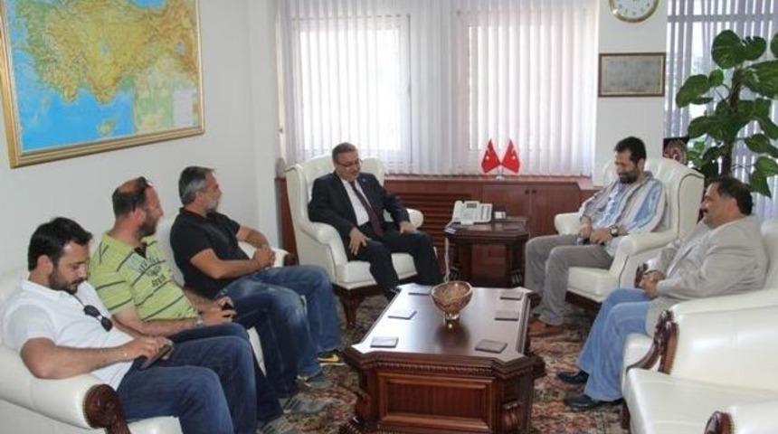 &ldquo;bir Yusuf Masalı&rdquo; Dizisi Yapımcısı, Vali Ali İhsan Su&rsquo;ya Ziyaret