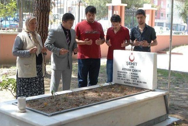 Makü Yüksek Lisans Öğrencileri, Şehitliği Ziyaret Etti