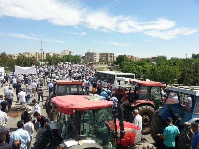 Yol Kapatan Çiftçilere Polis Müdahalesi