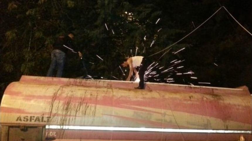 Yağ Tankerinde Binlerce Paket Ka&ccedil;ak Sigara Ele Ge&ccedil;irildi