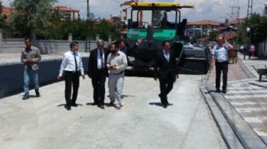 &Ouml;zalper'de Asfaltlama &Ccedil;alışması