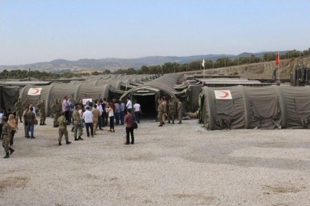 Efes Tatbikatına &Ouml;zel T&uuml;rkiye&rsquo;de İlk Defa Seyyar Hastane Kuruldu