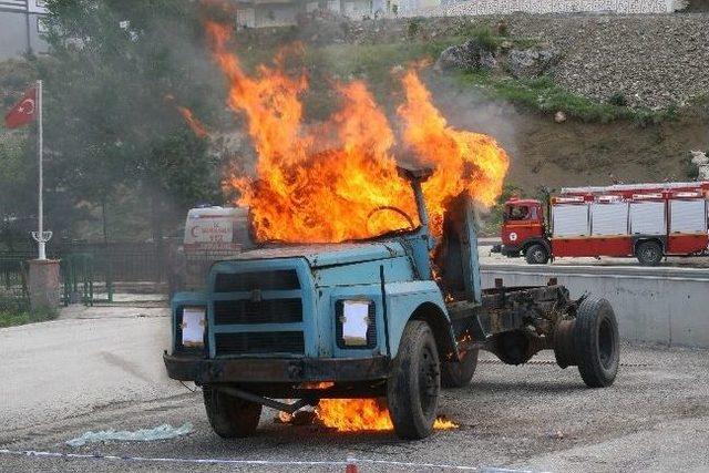 Yozgat İtfaiyesi’nin Tatbikatı Gerçeği Aratmadı