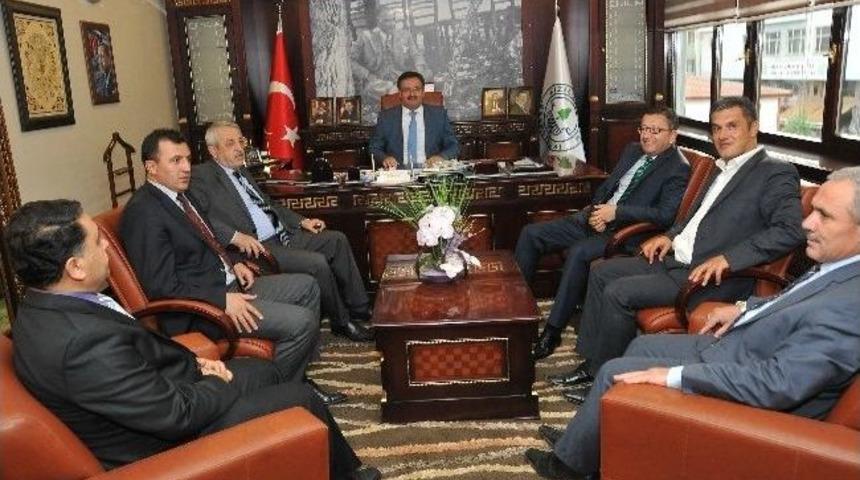 Veysel Tiryaki&rsquo;den Kızılcahamam Belediye Başkanına Ziyaret