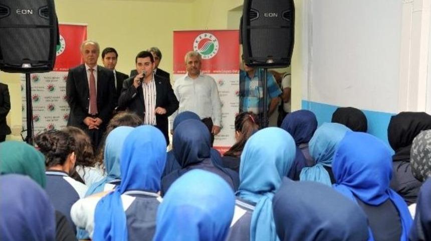 Başkan T&uuml;t&uuml;nc&uuml; Kepez Anadolu İmam Hatip Lisesi&rsquo;ni Ziyaret Etti