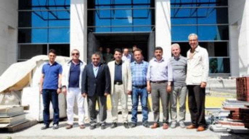 Yeni adliye Sarayında inceleme yaptılar