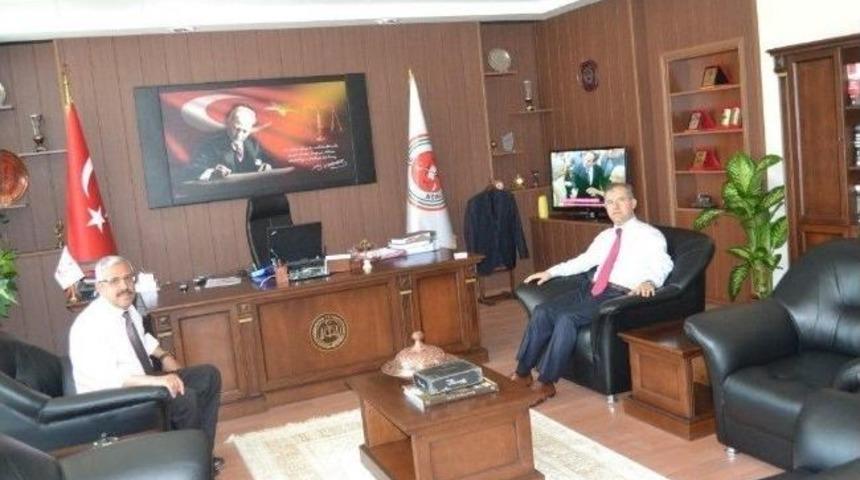 Sgk İl Müdürü Akkaş, Başsavcı İnal’ı Ziyaret Etti