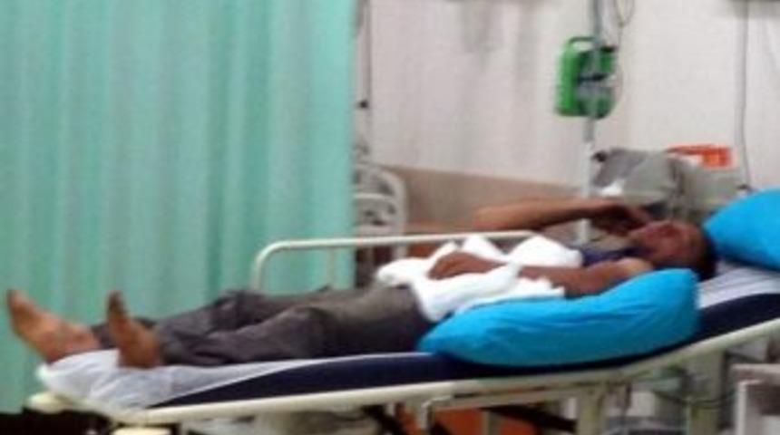 Besni&rsquo;de Elini Bi&ccedil;er D&ouml;vere Kaptıran Şahıs Yaralandı