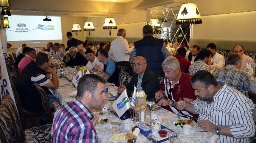 Sanko Makina, Mermer &Uuml;reticilerini Ağırladı