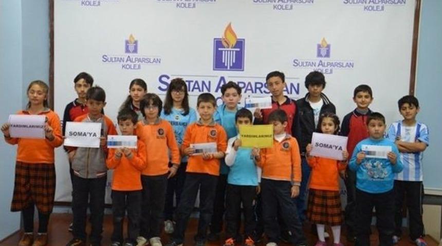 Sultan Alparslan Koleji&rsquo;nden Soma'ya Anlamlı Yardım