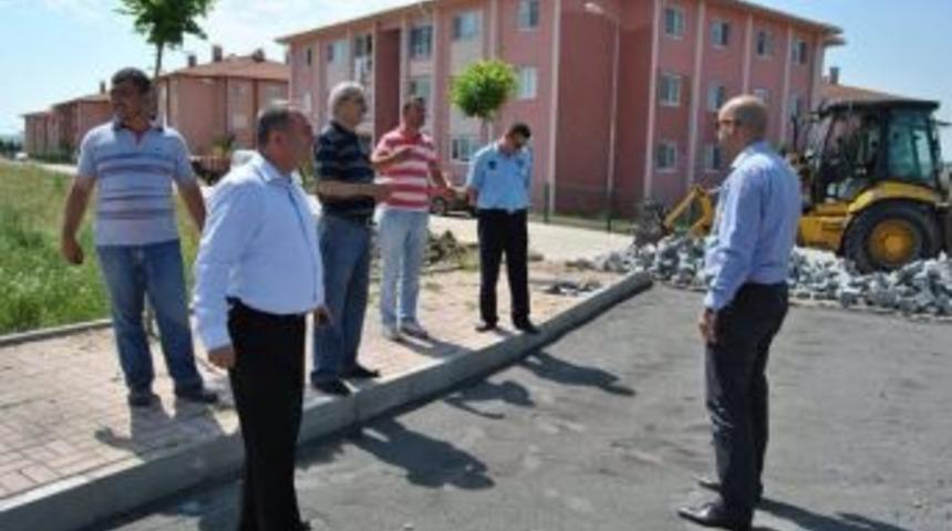 Hayrabolu Belediye Başkanı Altayoğlu, Alt Yapı &Ccedil;alışmalarını İnceledi