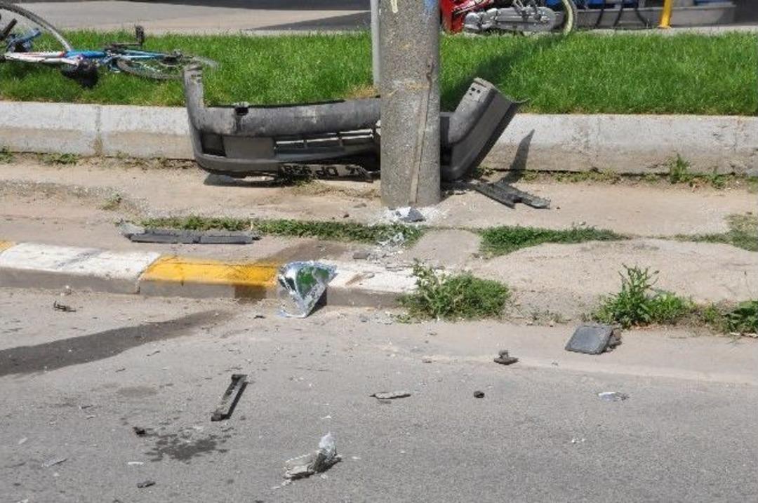 Trafik Kazasında İki Kişi Yaralandı