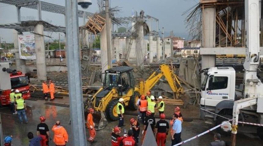 Sakarya'da Hızlı Tren İstasyonunda &Ccedil;&ouml;kme: 6 Yaralı