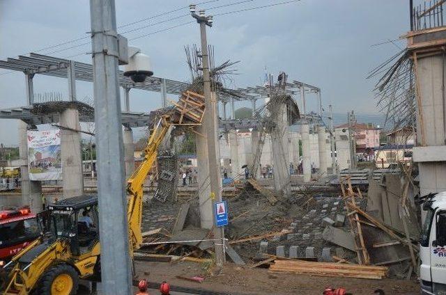 Sakarya'da Hızlı Tren İstasyonunda Çökme: 6 Yaralı