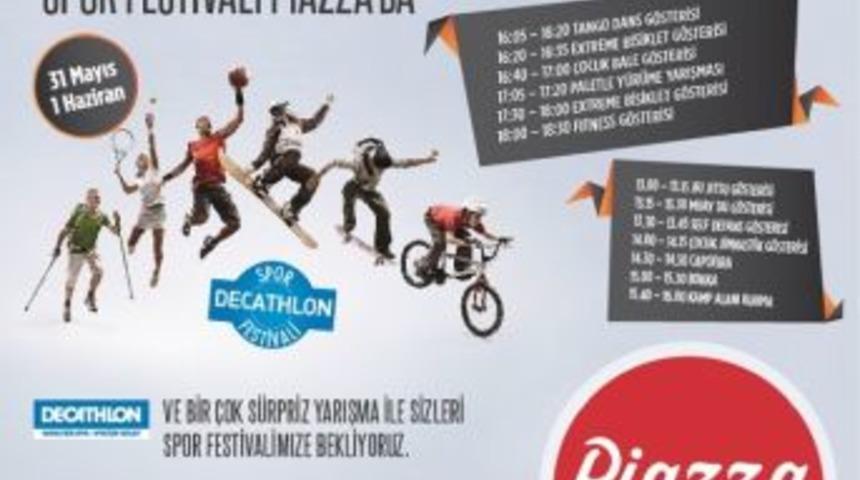 Samsun Piazza&rsquo;da Spor Festivali