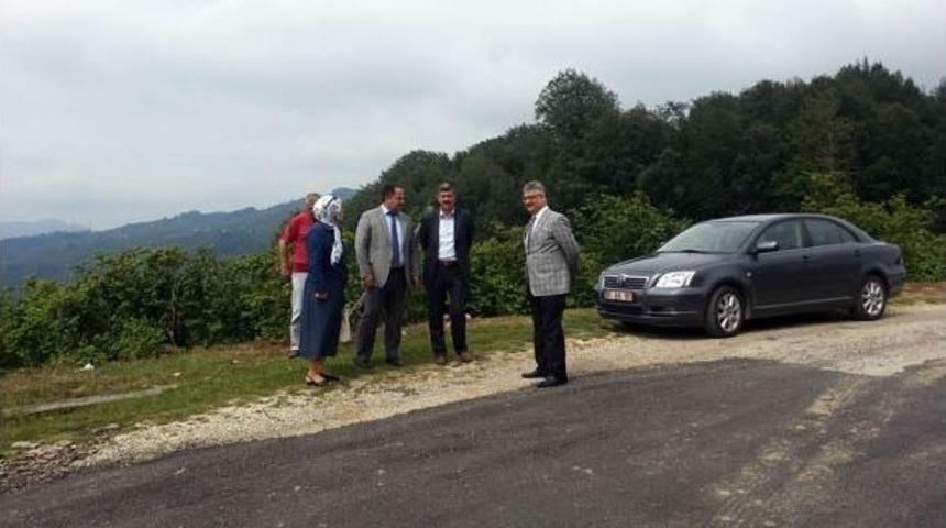 Kaymakam Pekmez, Sıcak Asfalt &Ccedil;alışmalarını Yerinde İnceledi