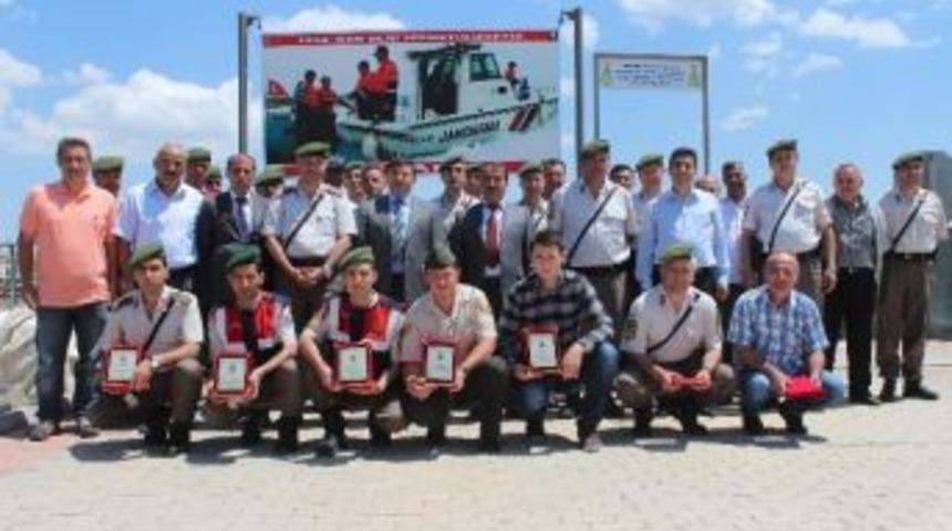 Beyşehir'de Atanan Jandarma Personeline Veda Yemeği