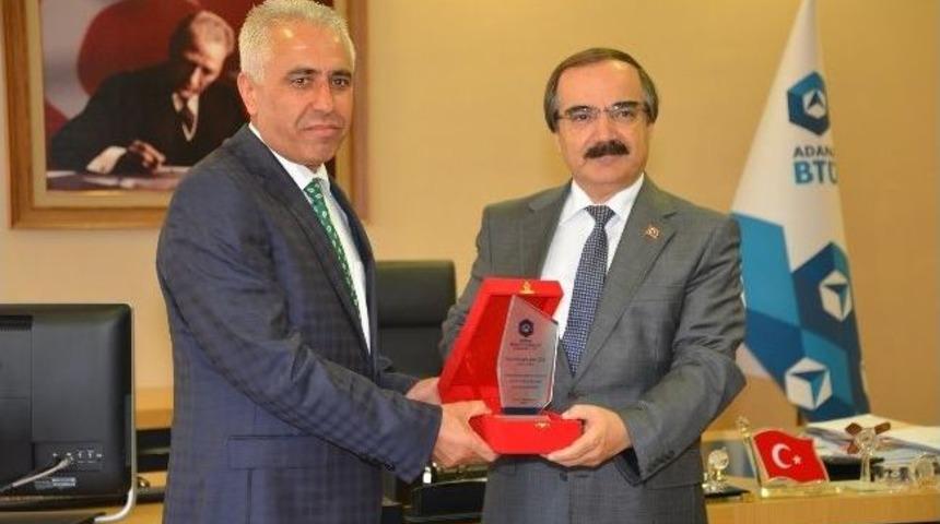 Vali Coş&rsquo;tan Adana Bt&uuml;&rsquo;ye Veda Ziyareti