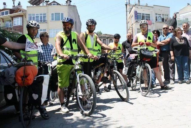 Nükleere Karşı Pedal Çevirenler Gerze'ye Ulaştı