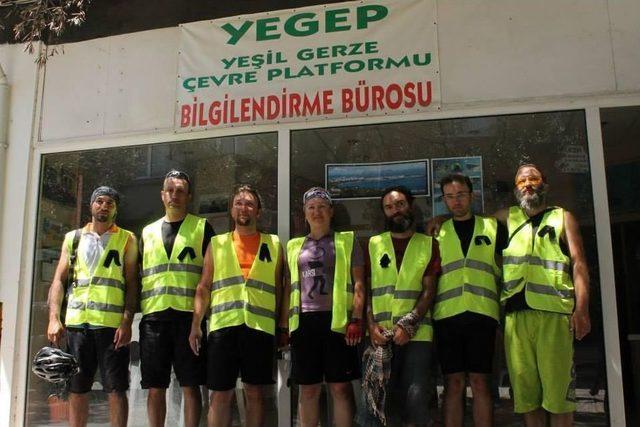 Nükleere Karşı Pedal Çevirenler Gerze'ye Ulaştı