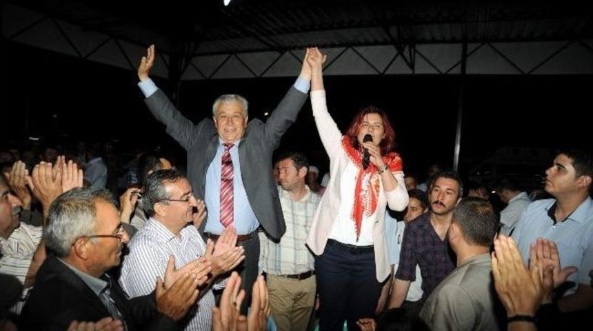 Başkan &Ccedil;er&ccedil;ioğlu&rsquo;ndan Buharkent Adayı Başoğlu&rsquo;na Destek