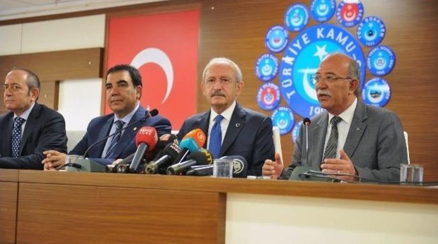Kılı&ccedil;daroğlu, T&uuml;rkiye Kamu-sen&rsquo;i Ziyaret Etti