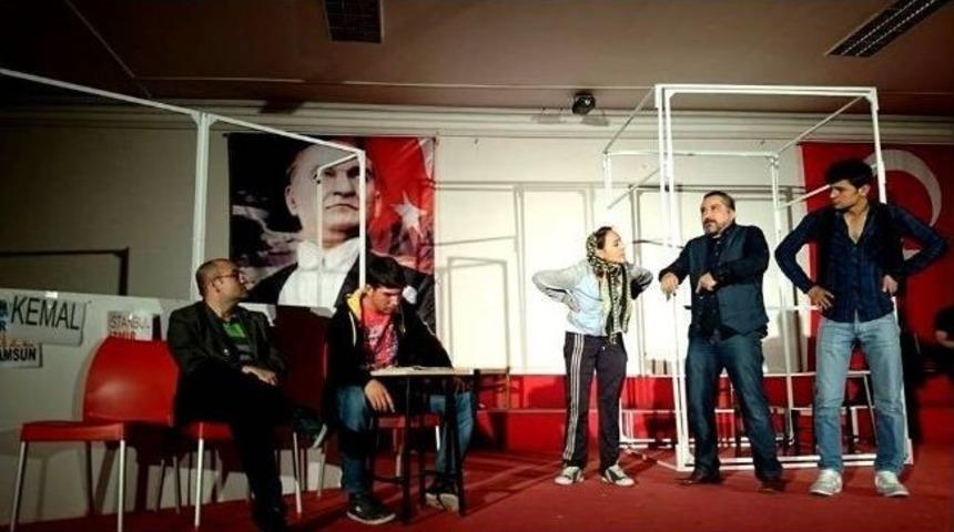 Sarıg&ouml;l Belediyesi Tiyatro Topluluğu &lsquo;&rsquo;soma Maden Şehitleri&rsquo;&rsquo; İ&ccedil;in Sahne Aldı