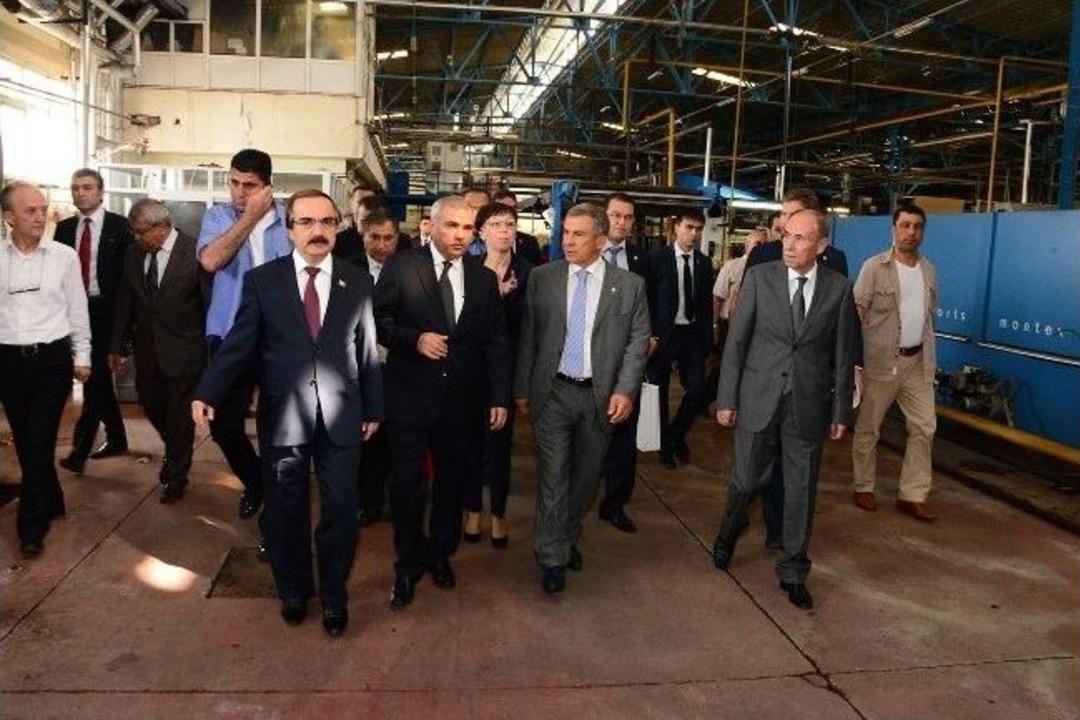 Tataristan Cumhurbaşkanı Minnihanov Adana'da