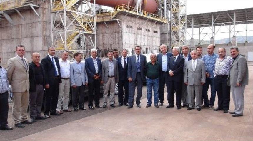 Ak Parti Y&ouml;neticileri Hekimhan Madenlerinde İnceleme Yaptı