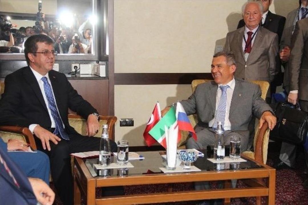 Tataristan Cumhurbaşkanı Ve Bakan Zeybek&ccedil;i Mersin&rsquo;de