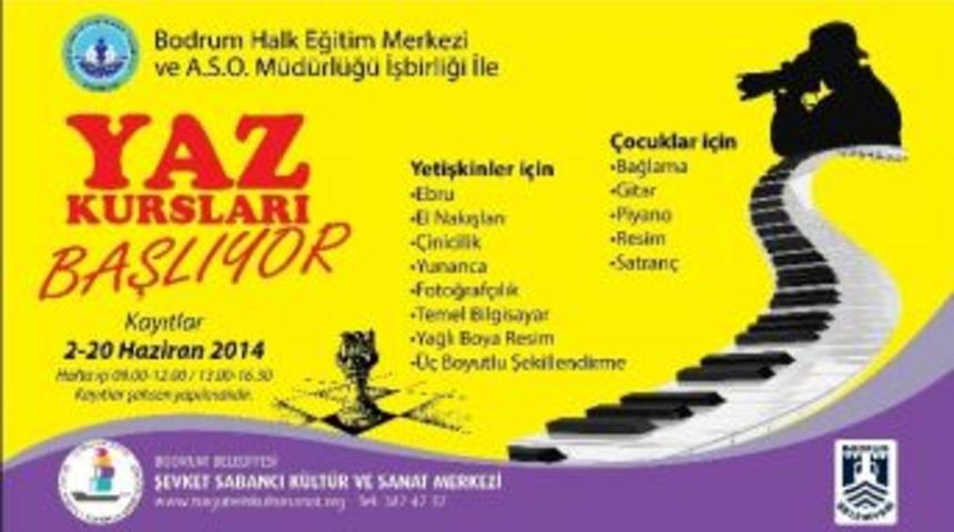 Turgutreis&rsquo;te &Ccedil;ocuklar Ve Yetişkinler İ&ccedil;in Yaz Kursları Başlıyor