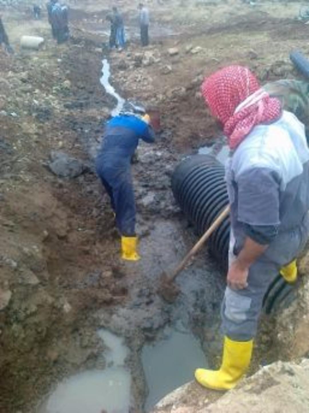 Köyü Kanalizasyon Suyu Bastı.