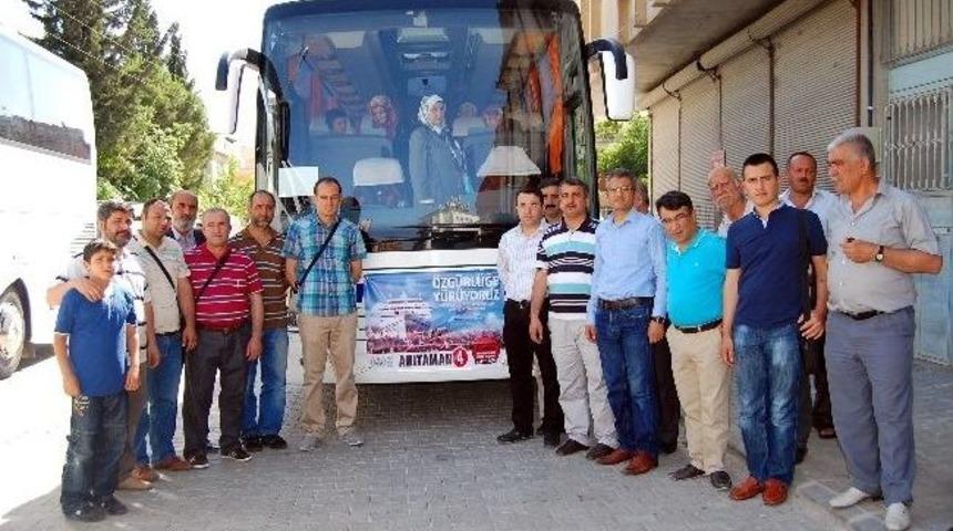 Mavi Marmara Y&uuml;r&uuml;y&uuml;ş&uuml; İ&ccedil;in Adıyaman&rsquo;dan İstanbul&rsquo;a Hareket