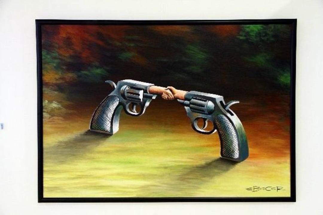 Om&uuml;&rsquo;de &ldquo;demokrasi Ş&ouml;leni&rdquo; Sergisi