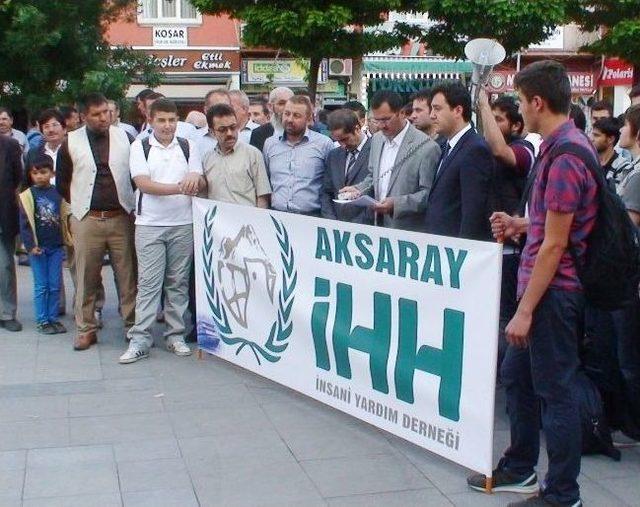 Mavi Marmara Yürüyüşü’ne Aksaray’dan 200 Kişilik Destek