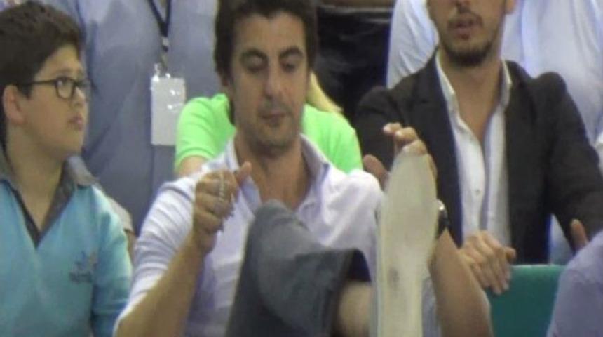 İbrahim Kutluay, Basket Ma&ccedil;ında Sinirlerine Hakim Olamadı