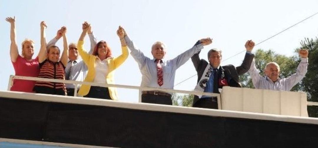 Başkan &Ccedil;er&ccedil;ioğlu Ve Chp&rsquo;li Balbay&rsquo;dan Buharkent &Ccedil;ıkartması