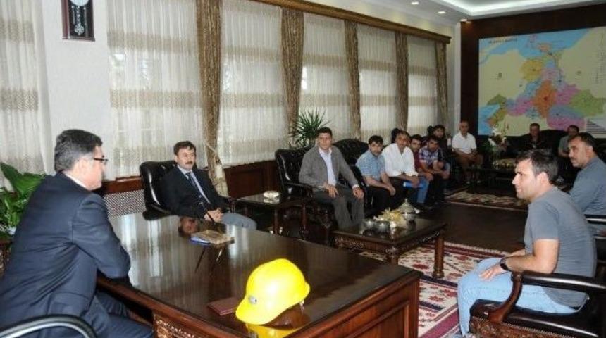 Madencilerden Balıkesir Valisine Teşekk&uuml;r