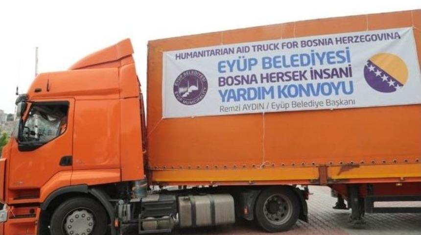 Mbb &Uuml;zerine Ey&uuml;p'ten Bosna'ya Yardım Konvoyu