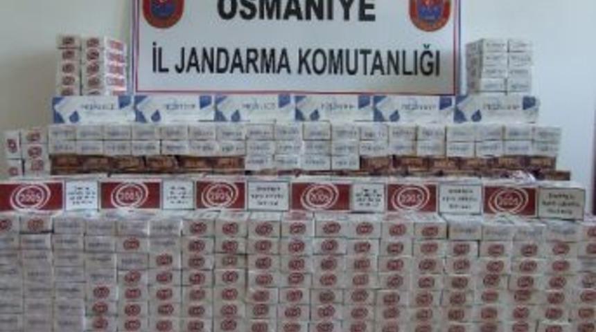 Osmaniye&rsquo;de 8 Bin Paket Ka&ccedil;ak Sigara Ele Ge&ccedil;irildi