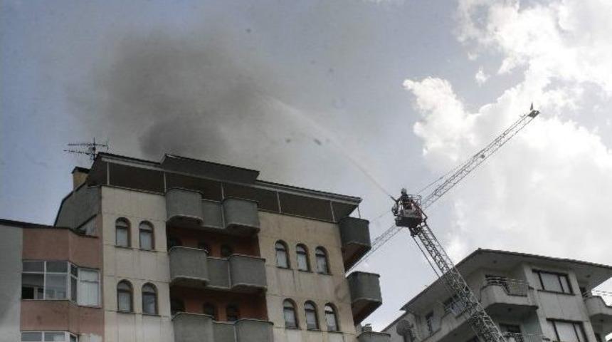 Trabzon&rsquo;da Yangın Paniği Paniği