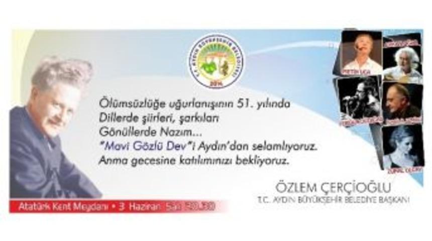 Nazım Hikmet, Aydın&rsquo;da Şiirler Ve Şarkılarla Anılacak