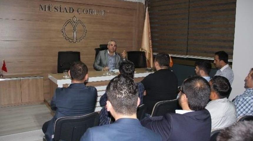 M&uuml;siad &Ccedil;orum Şubesi&rsquo;nden &ldquo;fetih&rdquo; Konferansı