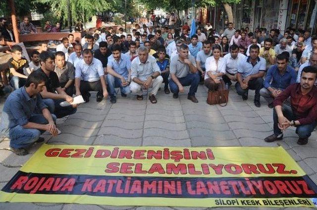 Silopi’de Eğitim-sen’den Gezi Ve Rojava Tepkisi