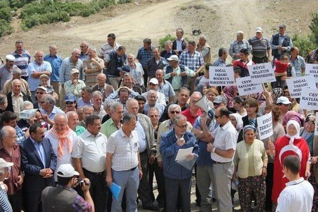 Kil Ocağına Köylülerden Tepki