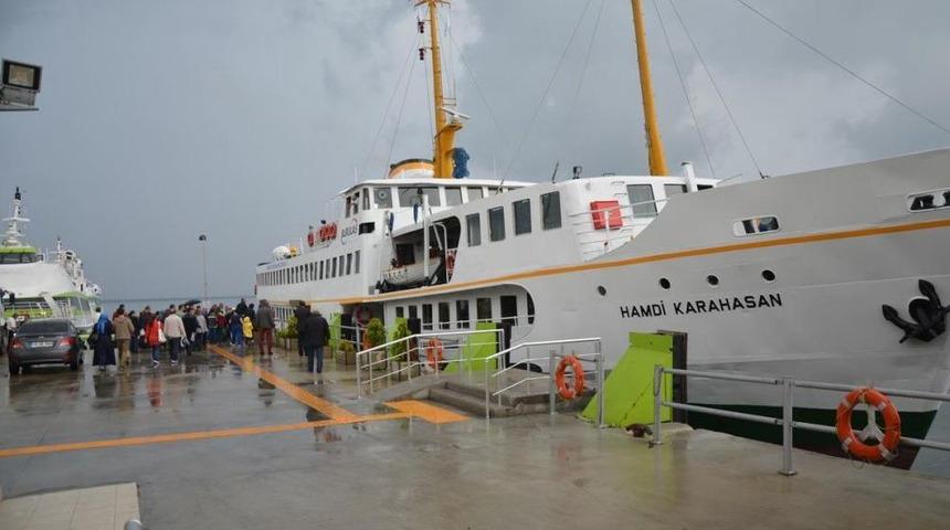 Mudanya'dan B&uuml;y&uuml;kada'ya Eski Şehir Hatları Vapuruyla Turlar Başladı